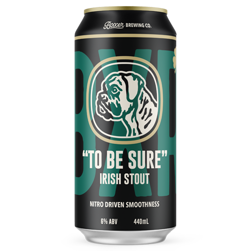  “To Be Sure” Irish Stout 6.0% ABV 440ml - 4Pk